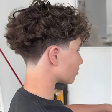 hispanic curly hair taper